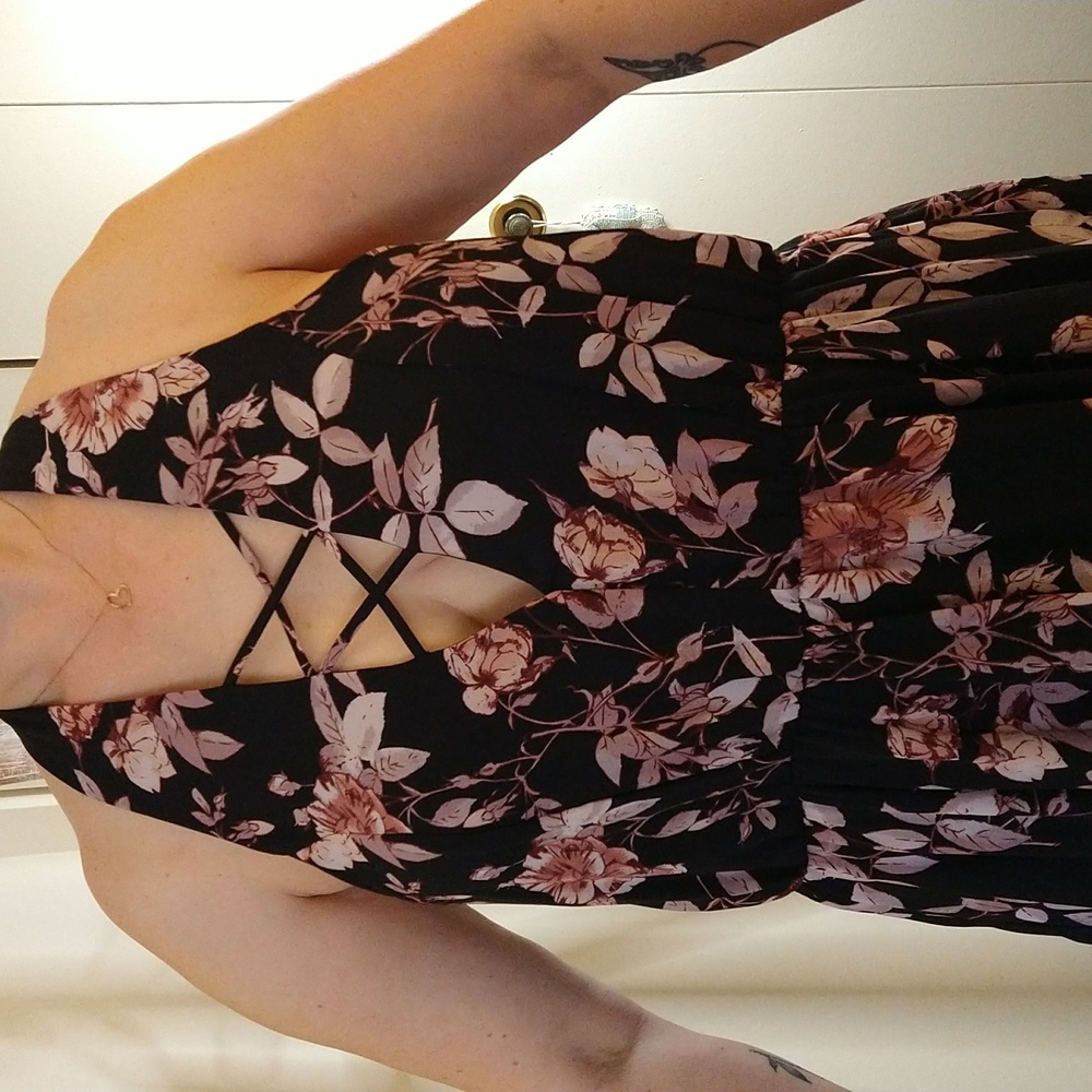 Midi Halter Dress, size 2X